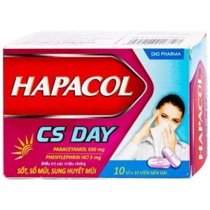 Hapacol CS Day trị triệu chứng cảm cúm, cảm lạnh