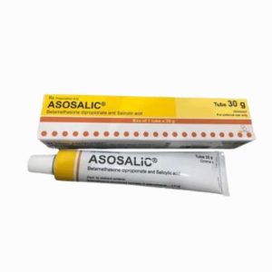 Thuốc mỡ bôi ngoài da Asosalic 0,5mg/g Replek điều trị sừng hóa, khô da (30g)