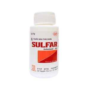 Thuốc bột Sulfar trị nhiễm trùng các vết thương, vết bỏng, mụn lở  (8g)