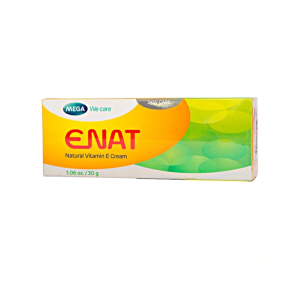 Kem dưỡng da Enat Natural Vitamin E Cream giữ ẩm, mờ vết nhăn, sẹo thâm trên da (30g)