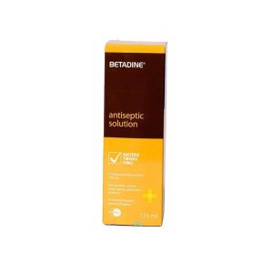 Dung dịch sát khuẩn Betadine Antiseptic Solution hỗ trợ sát khuẩn vết thương (125ml)
