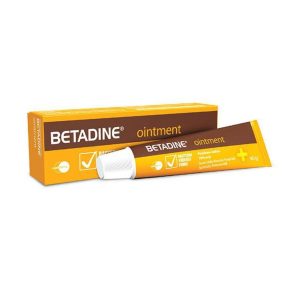 Thuốc mỡ Betadine Ointment hỗ trợ sát khuẩn vết loét, vết thương (40g)