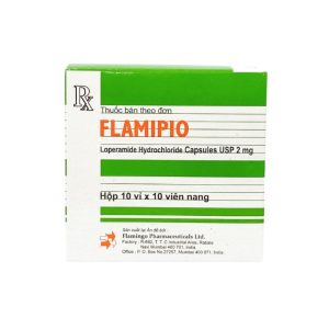 Thuốc Flamipio 2mg (Loperamide 2mg) điều trị tiêu chảy (10 vỉ x 10 viên)