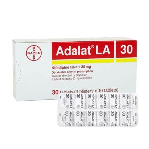Adalat LA 30 trị tăng huyết áp, đau thắt ngực (3 vỉ x 10 viên)