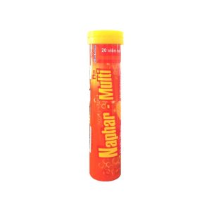 Viên sủi Naphar-Multi Plus Nam Hà bổ sung vitamin, tăng đề kháng (20 viên)
