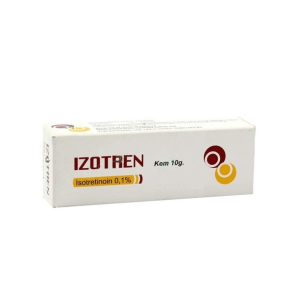 Izotren 0,05% điều trị mun trứng cá hiệu quả (tuýp 10g)