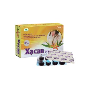 Xạ Can hỗ trợ giảm ho, giảm đau rát họng, khản tiếng do viêm họng (Hộp 3 vỉ x8 viên)