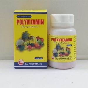 Poly vitamin (lọ 50v) bổ sung vitamin và khoáng chất cho cơ thể