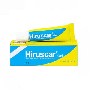 Gel Hiruscar Medinova điều trị sẹo lõm, sẹo lồi do phẫu thuật ( Hộp 1 tuýp 5g)