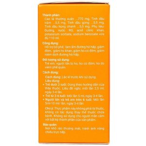 Nhà Thuốc Tiến Thành - Siro Hobezut hỗ trợ giảm các triệu chứng ho, cảm (110ml) 3 Nhà Thuốc Tiến Thành - 00001240 bezut 110ml 6219 5d25 l