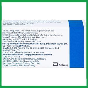 Nhà Thuốc Tiến Thành - Klacid MR 500mg trị các nhiễm khuẩn do vi khuẩn nhạy cảm 1 Nhà Thuốc Tiến Thành - 00004198 klacid mr 500mg 2715 63