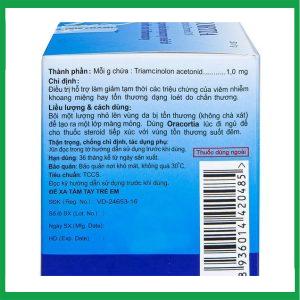 Nhà Thuốc Tiến Thành - Thuốc Oracortia Thai Nakorn Patana giảm tạm thời triệu chứng viêm nhiễm khoang miệng 3 Nhà Thuốc Tiến Thành - 00005580 oracortia 1467 6066 lar