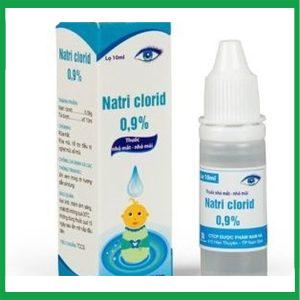 Thuốc nhỏ mắt, nhỏ mũi Natri Clorid 0,9% Nam Hà rửa mắt, mũi, phụ trị nghẹt mũi, sổ mũi