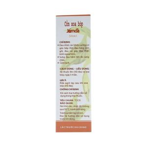 Nhà Thuốc Tiến Thành - Cồn xoa bóp Jamda Traphaco - Chai 50ml 3 Nhà Thuốc Tiến Thành - 00018627 con xoa bop jamda traph 3