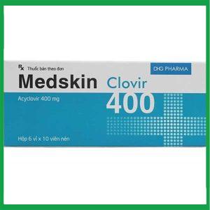 Nhà Thuốc Tiến Thành - Thuốc Medskin Clovir 400 DHG Pharma điều trị nhiễm virus Herpes simplex 1 Nhà Thuốc Tiến Thành - 00027726 medskin clovir 400 dhg 6x10 8265 60a4 large 3cec32b196