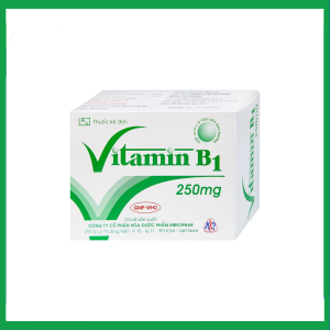 Thuốc Vitamin B1 250mg Mekophar điều trị tình trạng thiếu Vitamin B (10 vỉ x 10 viên)