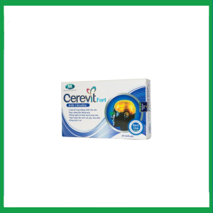 Nhà Thuốc Tiến Thành - Viên uống Cerevit Fort Megapharco bổ sung dưỡng chất cho não, tăng cường lưu thông máu (3 vỉ x 10 viên) 1 Nhà Thuốc Tiến Thành - 1 39