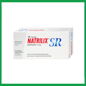 Viên nén Natrilix điều trị tăng huyết áp nguyên phát (3 vỉ x 10 viên)