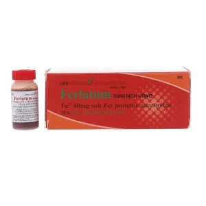 Dung dịch Ferlatum Italfarmaco điều trị thiếu sắt (10 chai x 15ml)