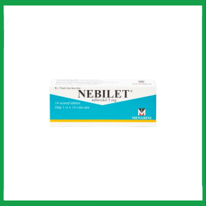 Nhà Thuốc Tiến Thành - Viên nén Nebilet 5mg điều trị tăng huyết áp và suy tim mạn tính (1 vỉ x 14 viên) 1 Nhà Thuốc Tiến Thành - 2 1 2