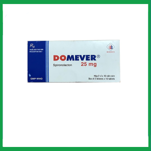 Nhà Thuốc Tiến Thành - Thuốc Domever 25mg Domesco điều trị suy tim sung huyết (2 vỉ x 10 viên) 1 Nhà Thuốc Tiến Thành - 2 1