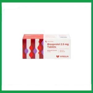 Nhà Thuốc Tiến Thành - Thuốc Bisoprolol 2.5mg Tablets Stella điều trị tăng huyết áp, đau thắt ngực mạn tính ổn định (3 vỉ x 10 viên) 2 Nhà Thuốc Tiến Thành - 2 11