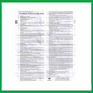 Nhà Thuốc Tiến Thành - Thuốc Felodipine Stella 5mg Retard kiểm soát tăng huyết áp (10 vỉ x 10 viên) 1 Nhà Thuốc Tiến Thành - 2 16