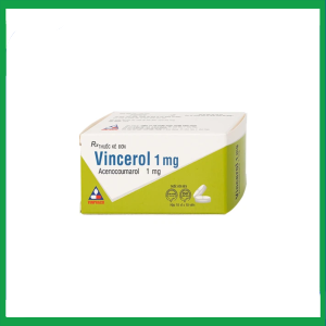Nhà Thuốc Tiến Thành - Thuốc Vincerol 1mg dùng trong bệnh tim gây tắc mạch, nhồi máu cơ tim (10 vỉ x 10 viên) 1 Nhà Thuốc Tiến Thành - 2 16