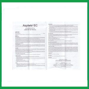Nhà Thuốc Tiến Thành - Thuốc Aspilets EC 80mg phòng ngừa nhồi máu cơ tim, đột quỵ (10 vỉ x 10 viên) 2 Nhà Thuốc Tiến Thành - 2 2 1