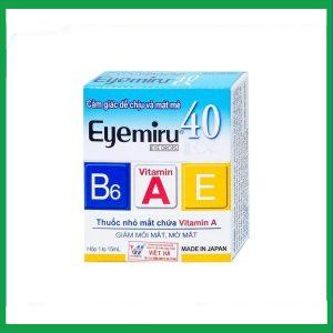 Nhà Thuốc Tiến Thành - Thuốc nhỏ mắt Eyemiru 40 EX điều trị căng mắt, xung huyết kết mạc (15ml) 1 Nhà Thuốc Tiến Thành - 2 3 2