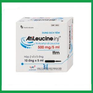 Nhà Thuốc Tiến Thành - Dung dịch tiêm AtiLeucine inj 500mg/5ml An Thiên điều trị triệu chứng cơn chóng mặt (2 vỉ x 5 ống) 2 Nhà Thuốc Tiến Thành - 2 5 1
