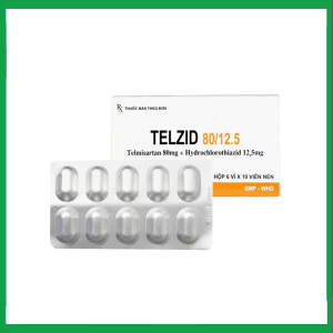 Nhà Thuốc Tiến Thành - Thuốc Telzid 80/12.5 điều trị tăng huyết áp (6 vỉ x 10 viên) 1 Nhà Thuốc Tiến Thành - 2 9 1