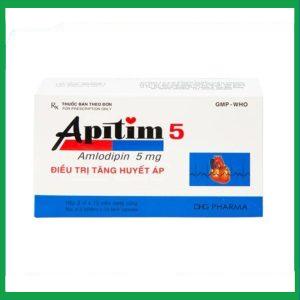 Nhà Thuốc Tiến Thành - Thuốc Apitim 5mg điều trị tăng huyết áp (3 vỉ x 10 viên) 2 Nhà Thuốc Tiến Thành - 3 1