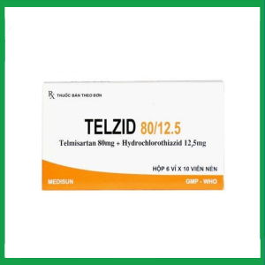 Nhà Thuốc Tiến Thành - Thuốc Telzid 80/12.5 điều trị tăng huyết áp (6 vỉ x 10 viên) 2 Nhà Thuốc Tiến Thành - 3 10 1