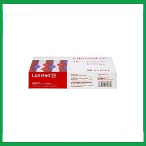 Nhà Thuốc Tiến Thành - Viên nén Lipistad 20 điều trị tăng cholesterol máu (3 vỉ x 10 viên) 3 Nhà Thuốc Tiến Thành - 3 14