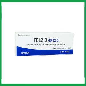 Nhà Thuốc Tiến Thành - Thuốc Telzid 40/12.5 điều trị tăng huyết áp (6 vỉ x 10 viên) 2 Nhà Thuốc Tiến Thành - 3 2 2
