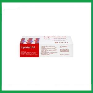 Nhà Thuốc Tiến Thành - Viên nén Lipistad 10mg điều trị tăng cholesterol (3 vỉ x 10 viên) 3 Nhà Thuốc Tiến Thành - 3 2