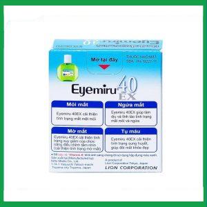 Nhà Thuốc Tiến Thành - Thuốc nhỏ mắt Eyemiru 40 EX điều trị căng mắt, xung huyết kết mạc (15ml) 2 Nhà Thuốc Tiến Thành - 3 4 2