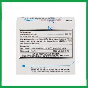 Nhà Thuốc Tiến Thành - Dung dịch tiêm AtiLeucine inj 500mg/5ml An Thiên điều trị triệu chứng cơn chóng mặt (2 vỉ x 5 ống) 3 Nhà Thuốc Tiến Thành - 3 5 1 1