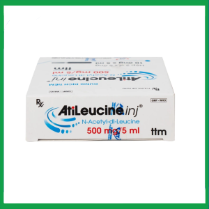 Nhà Thuốc Tiến Thành - Dung dịch tiêm AtiLeucine inj 500mg/5ml An Thiên điều trị triệu chứng cơn chóng mặt (2 vỉ x 5 ống) 4 Nhà Thuốc Tiến Thành - 4 3 2