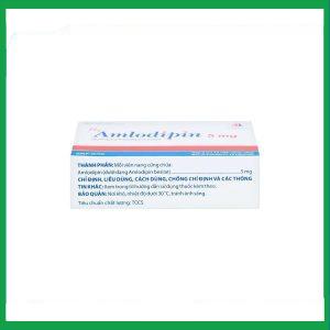 Nhà Thuốc Tiến Thành - Thuốc Amlodipin 5mg điều trị tăng huyết áp, đau thắt ngực (3 vỉ x 10 viên) 4 Nhà Thuốc Tiến Thành - 4 7