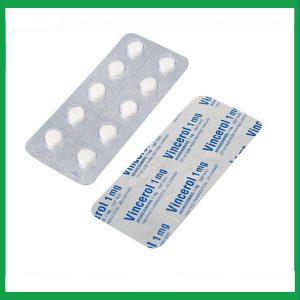Nhà Thuốc Tiến Thành - Thuốc Vincerol 1mg dùng trong bệnh tim gây tắc mạch, nhồi máu cơ tim (10 vỉ x 10 viên) 3 Nhà Thuốc Tiến Thành - 4 8 2