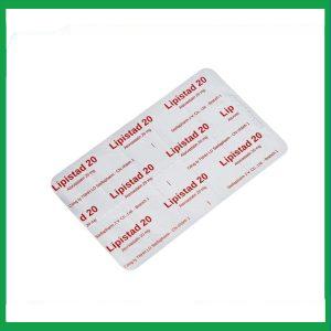 Nhà Thuốc Tiến Thành - Viên nén Lipistad 20 điều trị tăng cholesterol máu (3 vỉ x 10 viên) 5 Nhà Thuốc Tiến Thành - 5 11