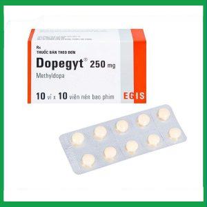 Nhà Thuốc Tiến Thành - Thuốc Dopegyt 250mg điều trị tăng huyết áp (10 vỉ x 10 viên) 5 Nhà Thuốc Tiến Thành - 5 8