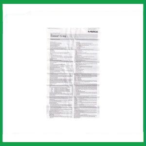 Nhà Thuốc Tiến Thành - Thuốc Concor 5mg điều trị tăng huyết áp, đau thắt ngực (3 vỉ x 10 viên) 5 Nhà Thuốc Tiến Thành - 6 1 2