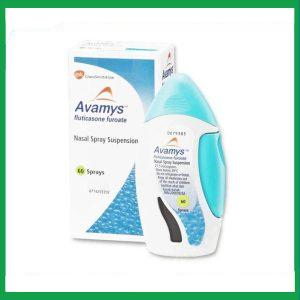 Thuốc xịt mũi Avamys 27.5mcg điều trị chảy nước mũi, xung huyết mũi (60 liều xịt)