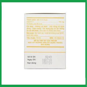 Nhà Thuốc Tiến Thành - Siro A.T Ascorbic An Thiên bổ sung vitamin C, phòng và điều trị bệnh scorbut (30 ống x 10ml) 1 Nhà Thuốc Tiến Thành - AT Ascorbic2