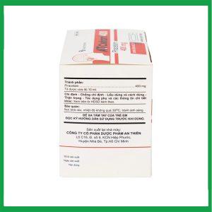 Nhà Thuốc Tiến Thành - Thuốc A.T Cetam 400 An Thiên điều trị chóng mặt, giật rung cơ, thiếu máu não, suy giảm nhận thức ở người già (30 ống x 10ml) 1 Nhà Thuốc Tiến Thành - AT Cetam 400 2