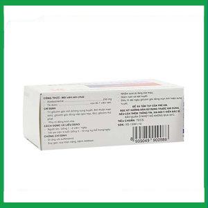 Nhà Thuốc Tiến Thành - Thuốc Acetazolamid 250mg Pharmedic điều trị glôcôm và động kinh nhẹ (10 vỉ x 10 viên) 1 Nhà Thuốc Tiến Thành - Acetazolamid 2