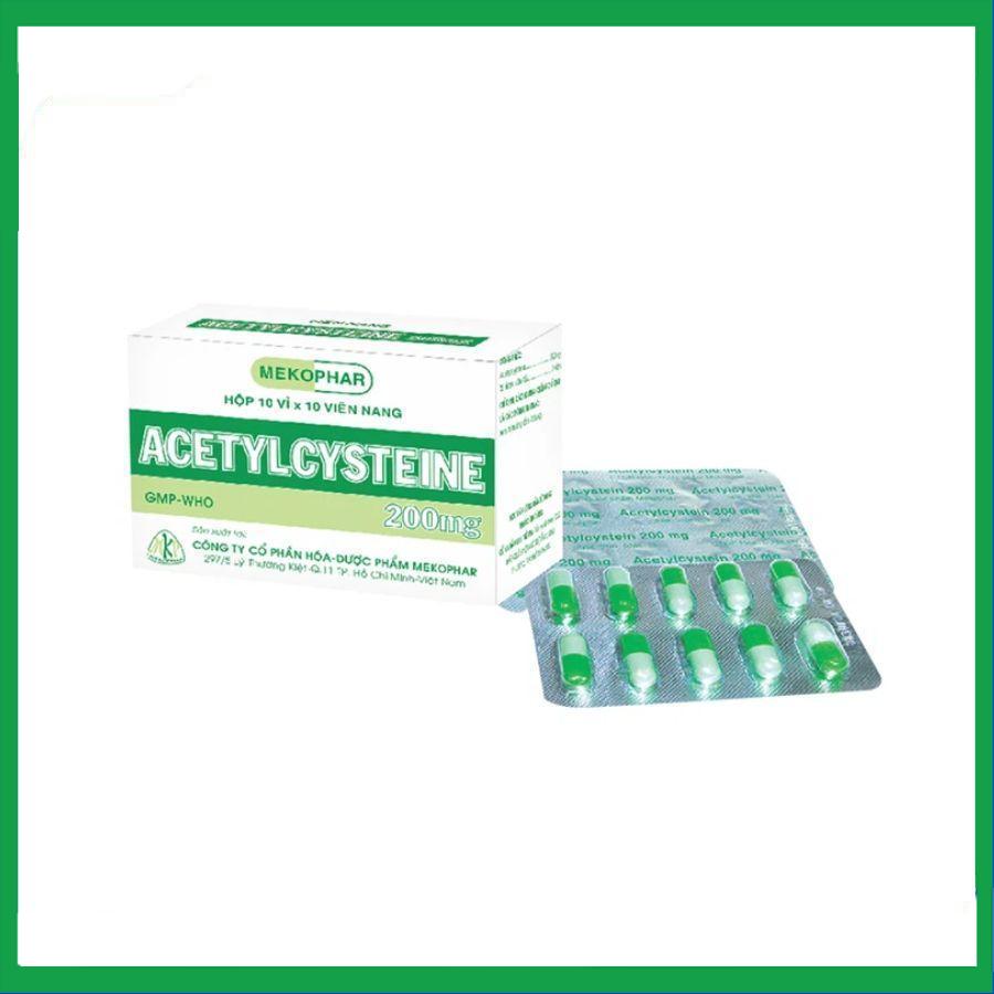 Acetylcysteine-200mg-Mekophar.jpg Nhà Thuốc Tiến Thành - Acetylcysteine 200mg Mekophar